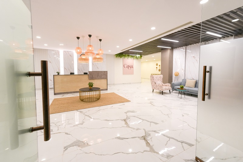 casa hotel reception